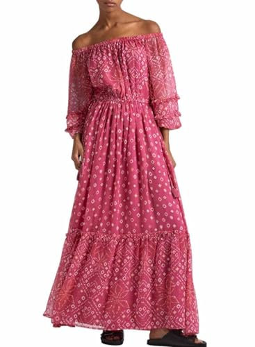 Pepe Jeans Marlene Robe, Rose (Rose Anglaise), XS Femme