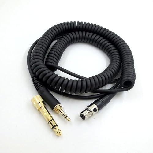 ZLiT Câble audio de rechange pour casque de jeu AKG Q701 K240s K271 K702 K141K171 K712 K241 pour casque de jeu DT700 DT900 (style ressort)