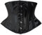 Hi-GERMANWEARS Hourglass Figure Delight: Women's Heavy Duty Double Steel Boned PVC Underbust Corset for Waist Training & Shaping (DE/NL/SE/PL, Alphanumerisch, 6XL, Regular, Regular, Black)