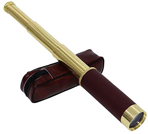 Saiyana Retro-Piraten-Teleskop, Zoombar, 25x30 Monokular, Tragbar, Kapitän, Spyglass-Teleskope für Anfänger in Astronomie