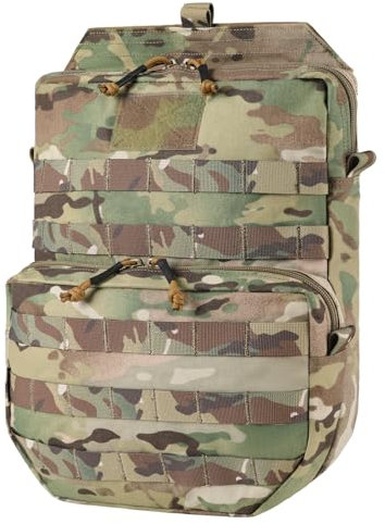 Taktischer Trinkblasen Molle Trinkrucksack, 3L Wasserspeicher Tasche für Molle Weste, Rucksack (Wasserblase Nicht im Lieferumfang enthalten) (CP)