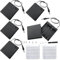 VISSQH 5 pcs AA battery holder,4 x 1.5V AA Plastic battery holder 6V battery holder housing with DC plug and on/off switch and cover +2 pcs Plastic Battery Storage Box
