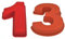 Selecto Bake Large Silicone Number 13 or 31 Cake Tin Mould 13th Birthday Wedding Anniversary 1 3