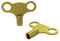 Brass Radiator Key for Bleeding with Lobster Clasps Keyring – UK Radiator Key, Universal Radiator Bleed Tool, Perfect for Home Heating Systems – Easy to Use, Durable and Reliable