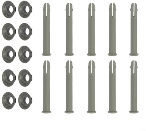 6 Pack Plastic Pool Joint Pins Set Plastic Replacement Pool Joint Pins for Power Steel Pools 80mm Long