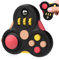 LAJUP Fidget Toy Cube Anti Stress Jouet, Fidget Pad 11 Function Fidget Toy Cube, Décompression Jouet Cube, Controller Réducteur de Stress pour AD HD Enfants et Adultes (Noir)
