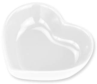 LuckyOpt Gamelle en céramique en forme de cœur pour hamster - Lavable - Pour cochon d'Inde, gerbille, hérisson, chinchilla, perroquet (rose) (blanc)