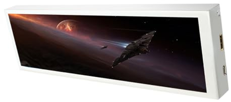 Detailliertes 1920 x 480 8,8 Zoll PC-Gehäuse Beobachten mit Touch-Funktion für audiovisuelle Wiedergabe und Datenbeobachtung Outlet and Play PC-Gehäuse Achthundert Bildschirm