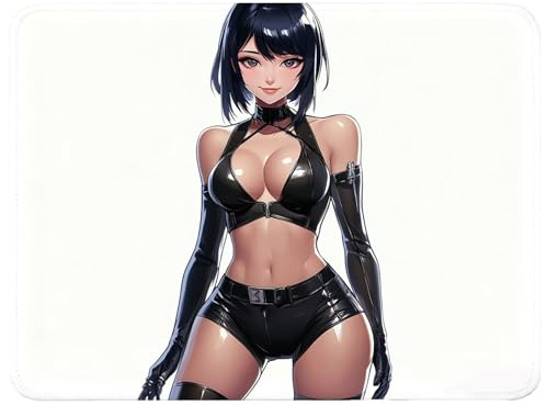 Weiß Mauspad 420 x 350 x 3mm Gaming Mauspad Karikatur Schreibtischunterlage Wasserdichte Waschbar Mouse Pad Verbessert Mouse Präzision mit Rutschfeste Gummiunterseite für Studium Laptop Büro, Model28