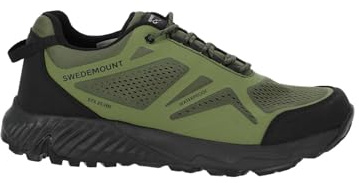Swedemount Lofoten Trekkingschuhe Herren, Wasserdicht | Schmale Passform, Niedriger Schaft, Herausnehmbare Einlegesohlen, Schnürverschluss, Für Wandern und Laufen geeignet