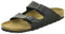 Birkenstock Arizona Birko-flor, Sandali A Punta Aperta Unisex Adulto, Nero, 39 EU