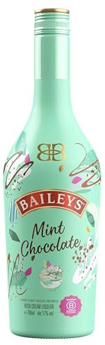 Baileys Mint Chocolate, limitierte Edition, irischer Sahnelikör, 17 Prozent vol, 700 ml, perfekt für Cocktails und Desserts