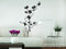 Klebeheld® Wandtattoo Orchidee (Farbe dunkelrot/Größe 58x100cm)