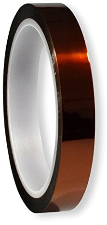 Koptan Polyimid Klebeband Sillikonkleber -269 °C bis +400° 33 Meter Breite 15mm