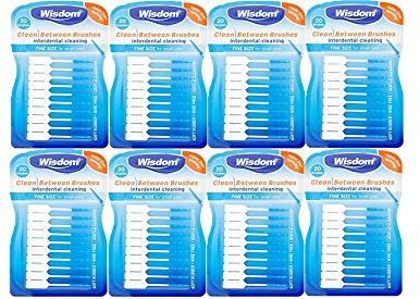 Wisdom Clean Between Interdental Brushes Fine Size 20's (PACK 8)