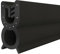 STEIGNER Gummidichtung Kantenschutzprofil T-32 SCHWARZ 9x22mm Gummiprofil, 3 Meter, Fassungsprofil Kantenschutz Keder Kederband U-Profil STAHLEINLAGE