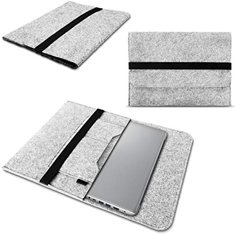 NAUC Lenovo Thinkpad Yoga 370 Tasche Hülle Filz Sleeve Case Schutzhülle Notebook Cover, Farben:Hell Grau