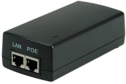 VALUE Gigabit PoE+ Injektor, 30W, Schwarz