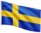 FLAGMASTER Flagge, 30 verschiedene Fahnen zur Wahl, Größe 120 cm x 80 cm, Schweden