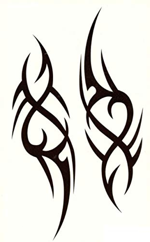 EROSPA® Tattoo-Bogen/Sticker temporär - Tribal Design - 19 x 12 cm