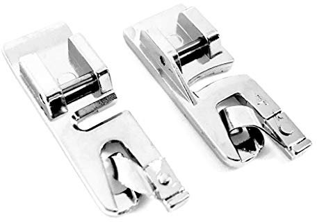 Rollsaumfuß Nähfuß (Doppelpack) 2mm+4mm für W6 Nähmaschinen N 1235, N 1615, N 1800