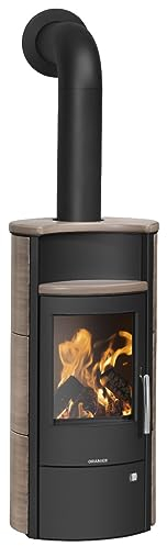 ORANIER | Pori 5 Keramik Grappa | Korpus Stahl Schwarz | 5,0 kW | A+