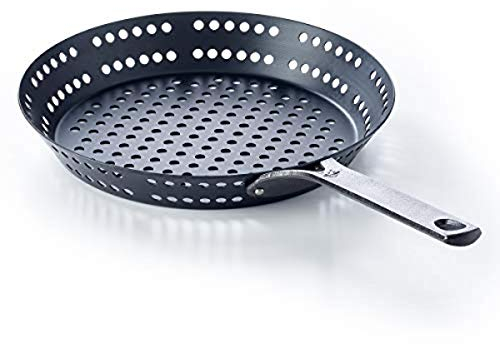 BK Sartén de acero al carbono de barbacoa de acero negro, 12 pulgadas