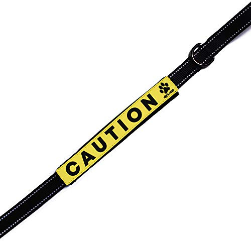Max and Neo Leash Sleeves Caution - We Donate 1 for 1 to Dog Rescues for Every Product Sold (1 Sleeve, Caution)