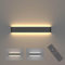 Klighten LED Wandleuchte Dimmbar Innen mit Fernbedienung, Up Down Wandlampe Modern, Für Wohnzimmer Schlafzimmer Badezimmer, 800-2000 Lumen, 3000K-6000K, 20W, 61cm, Schwarz