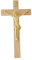 Holz-Kreuz Ahorn mit Kunstharz-Korpus (Korpus ca. 10 cm)
