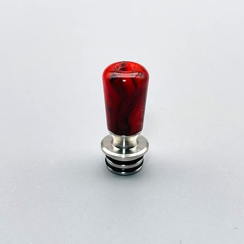 RUIYITECH 510 Edelstahl + Harz lange Tropfspitze 510 Mundstück (SS-Rot)