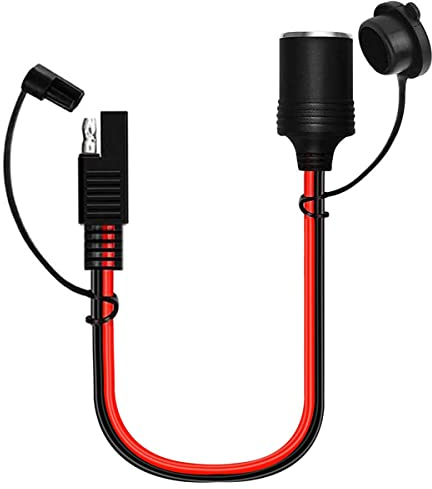 Liwinting SAE-Kabel für den Zigarettenanzünder SAE auf Buchse Zigarettenanzünder 14 AWG Kfz-Ladegeräte,Zigarettenanzünder auf SAE-Kabel 30cm