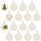 OLYCRAFT 16 taglieri in Legno con Manico Mini Tagliere Rotondo in Legno Grezzo Vassoio da Portata per Formaggio Fai da Te Decorazione Natalizia casa Cucina Frutta e Verdura – 23x15cm