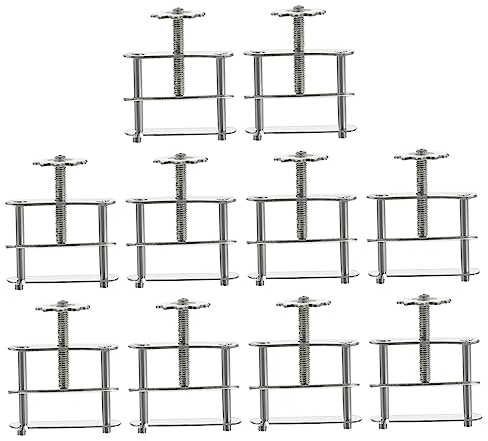 SOLUSTRE 10 Stk Wasserdichter Clip Schlauchbefestigungsclips Schraubenkompressorklemme Für Schläuche Schraube Wasserstopper Schraubenfederkompressor Federspanner Metall Eisen Verschlussclip