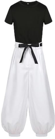 Fiamll Anime Fushiguro Toji Cosplay Kostüm Fushiguro Uniform Komplettset Fushiguro Outfit Halloween Karneval XXL