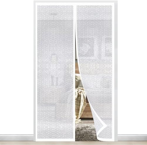 Magnet Thermovorhang Wärmeschutzvorhang Winter Kalteschutz Isolier Schutz 120 X 200 CM Für Tür Magnet Thermo Türvorhang Fliegengitter EVA Wasserdicht Fliegenvorhang für Balkontür Wohnzimmer