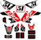 ENARUI Dekor Aufkleber Decals Graphics für Honda CRF 50 CRF50 2004-2020 und Kostenlose Benutzerdefinierte Nummer