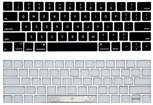 Keyboard Keycaps,US Keyboard Key Caps 821-00681-A 821-01050-A Replacement for MacBook Pro Retina 13 inch or 15 inch Model A1706 A1707 2016-2017 Year
