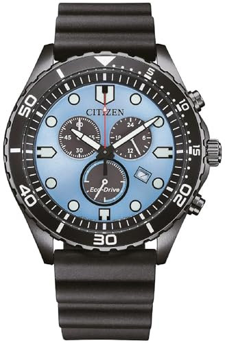 CITIZEN Herren Analog Quarz Uhr mit Polyurethan Armband AT2567-18L