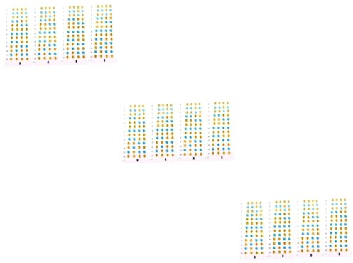 TOYANDONA 3 Sätze Gitarrenübungsaufkleber Ukulele-notenaufkleber Griffbrettaufkleber Gitarrenakkordaufkleber Zum Gitarrelernen 4 Blätter * 3