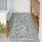 Uphome Badezimmerläufer, Used-Look, Landhausstil, lang, rutschfest, waschbar, orientalisch, Retro, Boho, Badvorleger, Läufer für Badewanne, Waschbecken, Flur, 61 x 150 cm