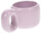 Garneck 450ml Big Belly Coffee Cup Thermal Cup for Hot Drink Bone China Mug Enamel Water Tea Mug Latte Mug