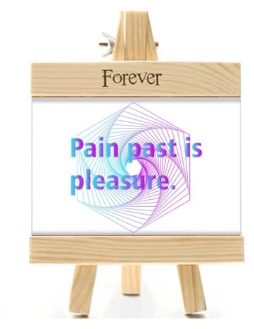 Painful Past Sle Sechseckiger Bilderrahmen aus Holz, Tischdekoration, 10 x 15 cm