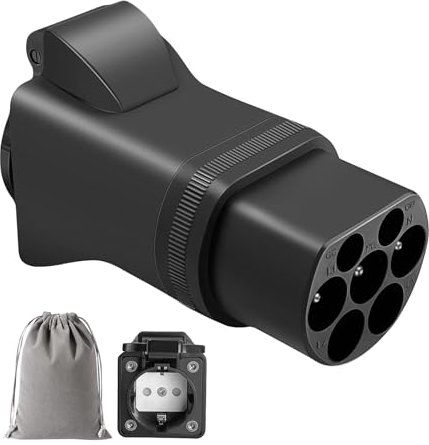 Typ2 zu Schuko Adapter, Typ2 EV Ladekabel Ladegerät zu Schuko Steckdose für Elektrische Motorräder und E-Bikes, Typ 2 Station Entlader