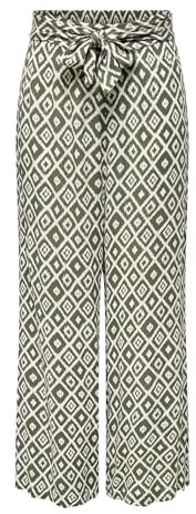 ONLY Damen Locker Geschnittene Hose Mit Gürtel In Der Taille Female Hose Onlpakja Locker Geschnitten Hose