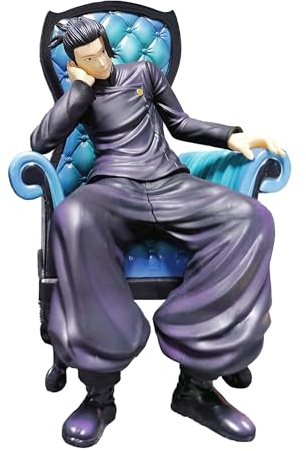 Xinchangda Geto Suguru Figuren Blauer Sitz Modell Statue 22cm JJK Action Figure Sammlung Anime Figurine Desktop Dekoration Display