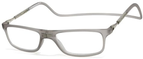 NEW VISION Lesebrille mit Magnetverschluss, Lesebrillen, Bequem Magnetverschluss Vorne, Reading Glasses NV2904, Lesehilfe für Damen Herren (WeißC9, 3.5, diopters)