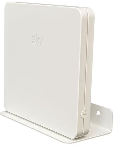 Wall Mount Shelf for Sky wifi Max router SR213 WHITE STEEL
