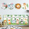 JMMSP Lot de 6 panneaux de rembourrage mural anti-collision 3D pour salle de jeux d'enfants, 40 x 20 cm, panneaux rembourrés à décoller et à coller pour décoration murale de chambre à coucher