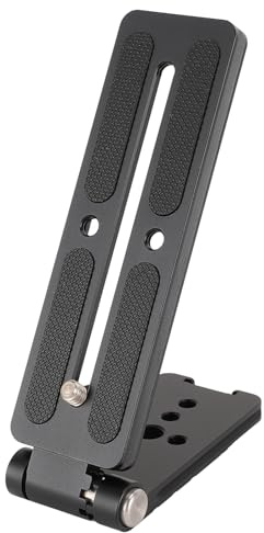 MUNEFE L Shaped Quick Releases Plate, L Shaped Bracket Camera, L Bracket Camera Plate for DSLR Cameras Photography